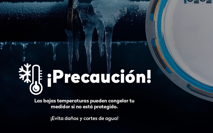 Abriga tu medidor ola de frío se espera en Valdivia